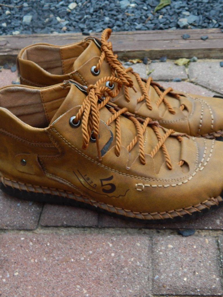 Madixa Kapda Leather 1978 5 Mens Moccasin Boots Brown 42 Eu Hippie